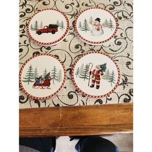 Ceramic Christmas Coasters